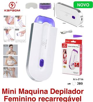Depilador Elétrico Feminino Intimo Sem Dor Sensor Laser Usb