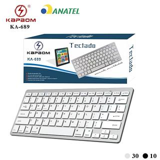 Teclado Android Pc Sem Fio Bluetooth Wireless Keyboard