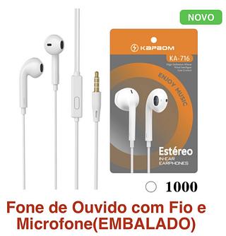 fone de ouvido sterea earphone muito alto EL-1403