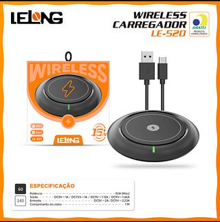 Carregador por indução 15w Lelong