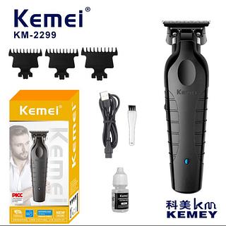 ￼Kemei KM-2299 Aparador de Cabelo Barba Acabamento com Precisão Profissional Alta Durabilidade Bivolt