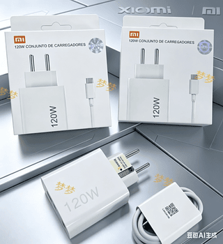 Carregador Xiaomi 120W TurboCharge – Tipo-C