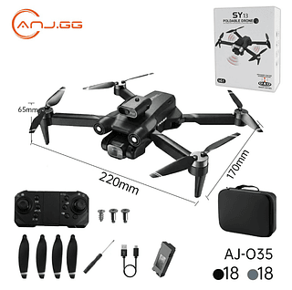 Drone 4k câmera angular hd, wi-fi, fpv, alt hold, dobrável, rc quadrotor, helicóp,livre, brinquedos p crianças Com 2bateria