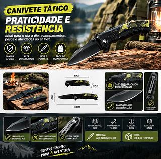 Faca pequena aço inox canivete—BMAX