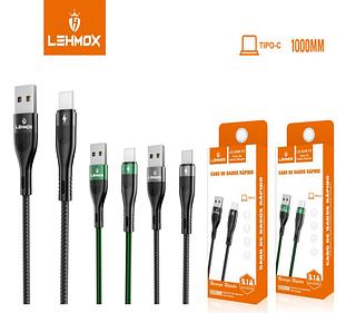 cabo LEHMOX 1m para typec 5.1A