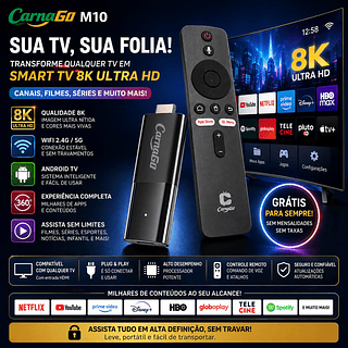 2026 Tanto a GarnaGo M10 quanto a Netflix são gratuitas，8K