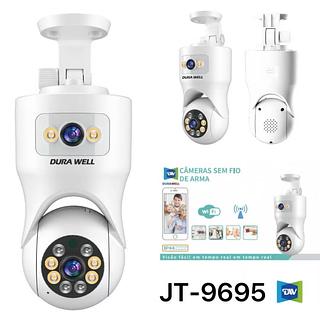 ￼Câmera De Monitoramento WIFI Lente Dupla Visão Noturna Externa IP66 Proteção Prova D'água JT-9695
