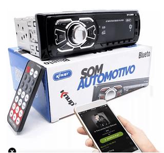Auto Radio Automotivo Bluetoth Mp3 Player Usb Sd S/carro=C18bh 60W