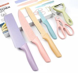 Conjunto De Facas 6em1