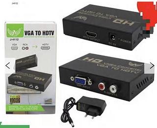 Duplicador Splitter Divisor Full Hd 1.4 3d Hub vga to hdmi