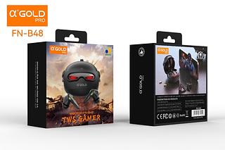 Fone De Ouvido Gamer Bluetooth Sem Fio AGOLD Tws