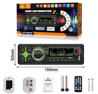Rádio Mp3 Bluetooth 2usb Lehmox