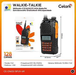 ￼Radio Ht Walk Talk Dual Band Uhf Vhf Fm Baofeng Uv-6r