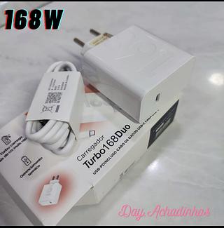 Carregador turbo power saída C pra tipo-c Xiao mi 168W