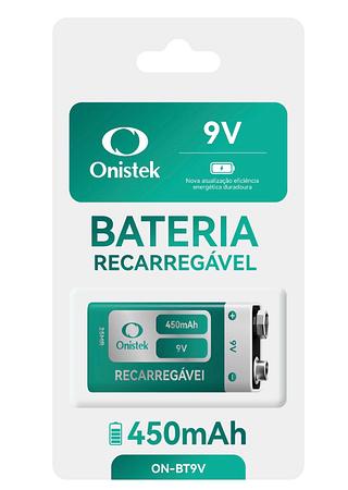 Bateria Recarregável 9 Volts Knup 9v 450mah Original
