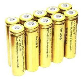 Bateria18650 Li-ion 6800mh 3.7v Lanterna Tática Led