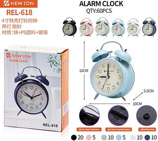 Relógio De Mesa Despertador Mecânico Alarme Potente