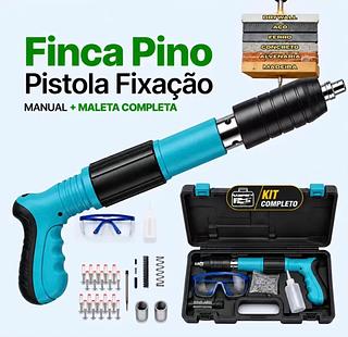 ￼Pistola Finca Pino Ferramenta De Fixação De Pregos Rebite Drywall Gesso com 10prego（Assista ao final do vídeo）（prego fina compra shoppe）