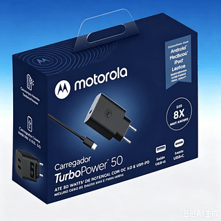 carrecador motorola saida tyoe-c cabo type-c turbo 50w Top