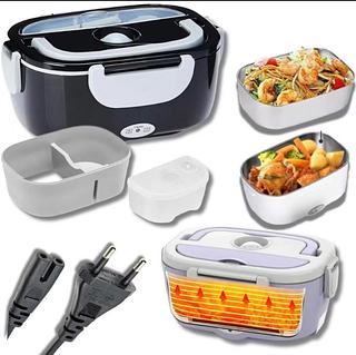 Marmita Elétrica Portátil 2 em 1 Carro 12V/24V e Tomada 110V para Casa, Carro, Uber e Caminhão—BMAX