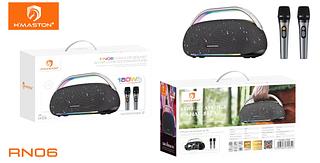 CAIXA DE SOM 150W/ 2 MICROFONES SEM FIO—HMASTON