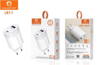 Carregador Turbo Usb-c 38w Lr-11 Para Qualquer Celular Cor Branco