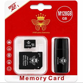 ￼Cartão de Memória Micro Sd 128GB Original com Adaptador Sd para Celular Notebook Filmadora
