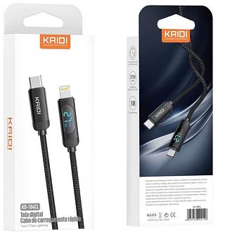 CABO CELULAR SUPER RAPIDO Tipo-C para Lightning—KAIDI