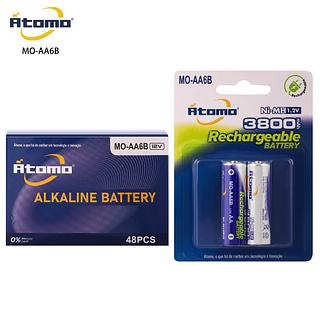 Pilhas Recarregáveis Aa 1.2v 3800mah