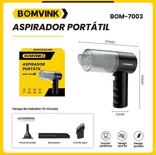 MINI ASPIRADOR DE PO • 2000mAh •120w Poeira capacidade:as-228