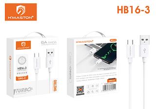 Cabo Dados Carga Rápida Para Typec 6.0A 1m—Hmaston