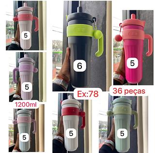 Nova 2025 de alto valor grande capacidade aço inoxidável 316 com alça 1200ml com marca stanley