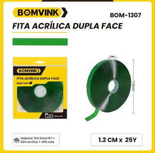 Fita Dupla Face Extra Forte Esp 1.2cm*0.2cm*x20mts Industrial