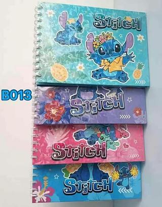 Livro de colorir STITCH，50 imagens, capa mole holográfica, formato A5 120g