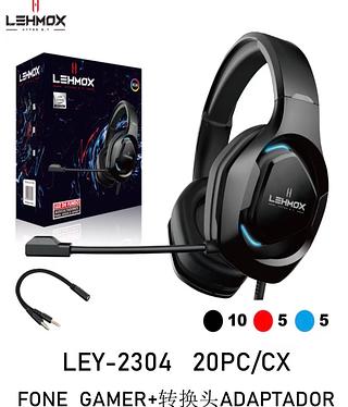 Fone Headset Gamer Lehmox Com Led E Microfone Cor Da Luz Rgb
