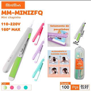 Mini Chapinha Prancha De Cabelo Portátil Com Case Transporte 110-220v