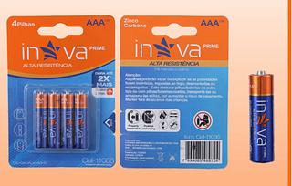 Pilha AAA Palito 1.5v Alta Resistencia Inova cell-11056