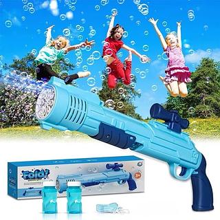 Brinquedo Lança Bolha De Sabão Automática Arma Com Refil