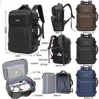 Mochila Masculina Executiva Grande com Cadeado – Para Notebook, Viagem e Trabalho-Antifurto