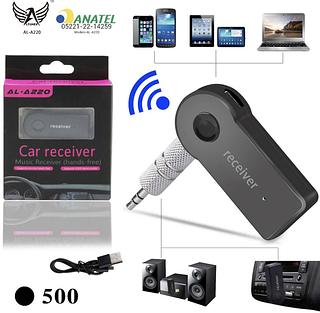 Bluetooth P2 Receptor Auxilar Carro Som Audio Stereo Sem Fio