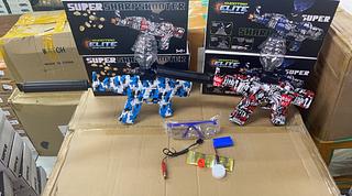 ￼Arma Rifle Ak-47 Bolinha Gel Orbeez Automática Arminha / Bolas Hidrogel Orbeez 7-8 Mm+5000 bolinhas de gel recarregável （Sem garatia）