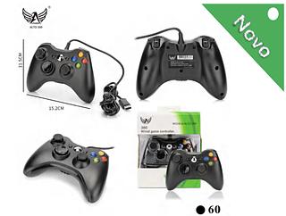 Controle Video Game Xbox 360 Com Fio Joystick Xbox360 E Pc