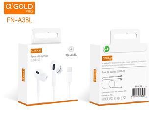Fone de ouvido com fio Tipo C (USB-C) Compatível com a Linha Alto qualidade