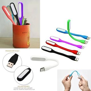 Mini Luminária Led USB Luz Portátil Lampada Abajur Notebook Flexível