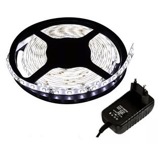 Fita Led 5050 Branco Leds 5m + Fonte Grátis