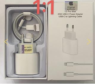 carrecador 20w iphone 12/13 com cobo rapito 1:1