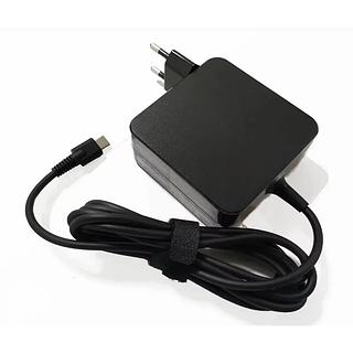 Fonte Carregador P/ Notebook Lenovo Dell Hp 65w Type-c Usb-c