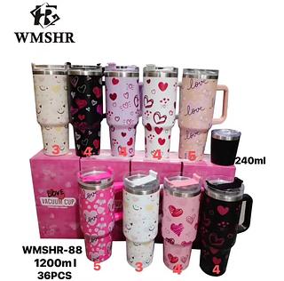 Garrafa Térmica 1200ml Estampada Love ♡