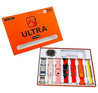 Com 7pulseiras Smartwatch 2024 Ultra Series 8 NFC Masculino Feminino Chamada Bluetooth À Prova D'água Tela HD De Carregamento Sem Fio