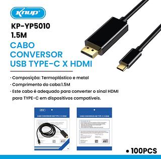 Cabo Tipo-c X Hdmi 4k 1.5m P/ New Macbook Pro